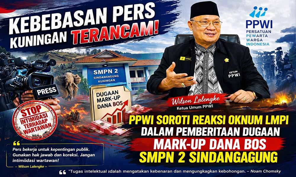 *Kebebasan Pers di Kuningan Terancam, PPWI Soroti Sikap Reaktif Oknum LMPI dalam Skandal SMPN 2 Sindangagung*